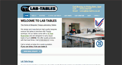 Desktop Screenshot of lab-tables.co.uk